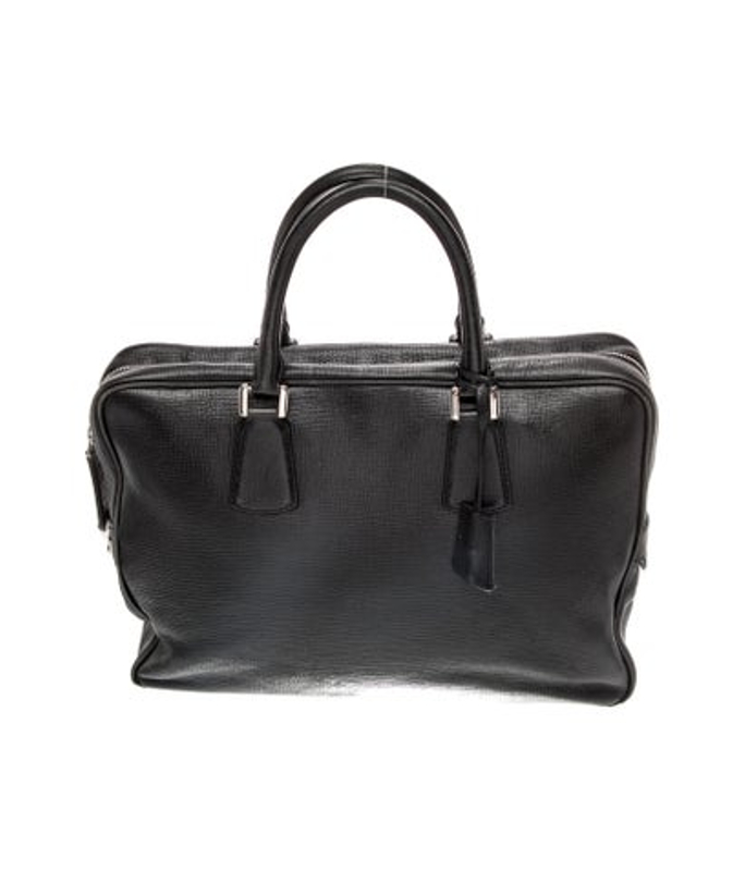 Bally Leather Top Handle Bag