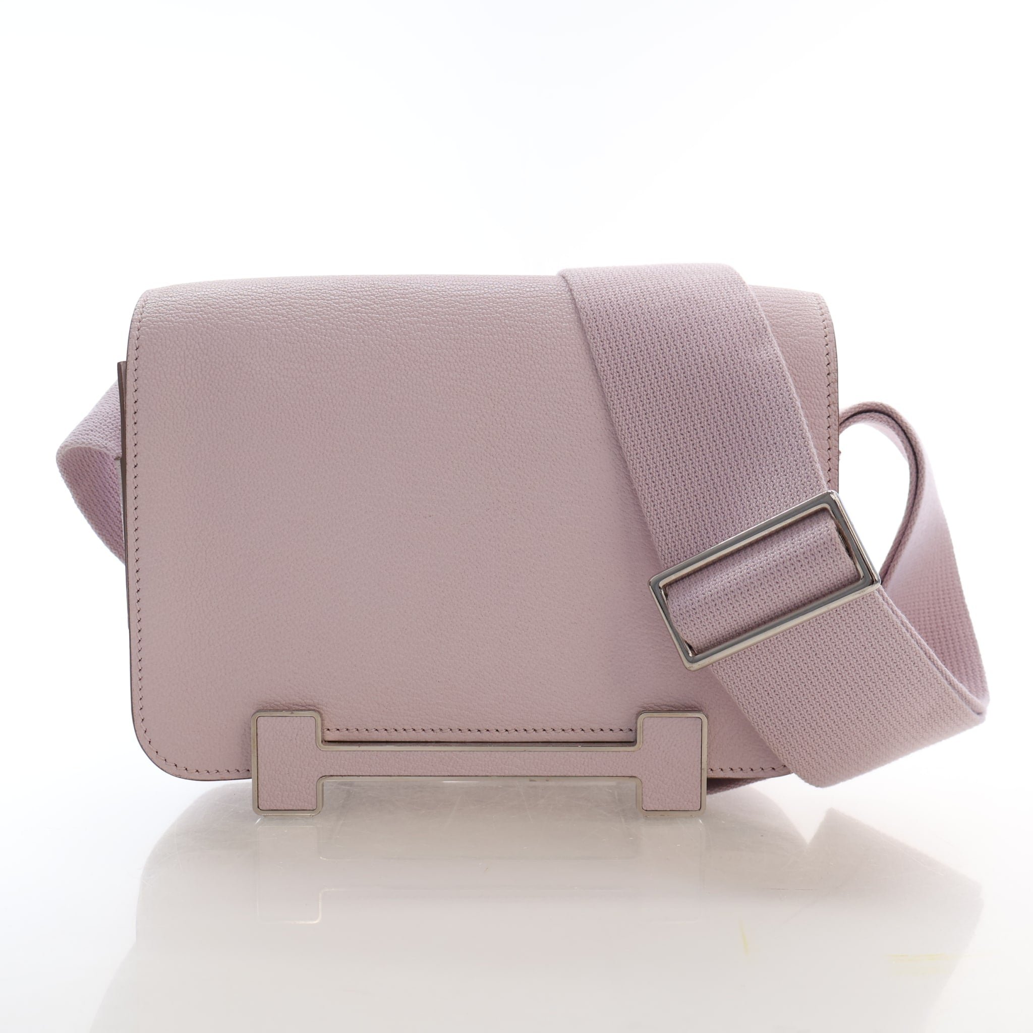 Hermes Mauve Pâle Verso Chevre Mysore Geta