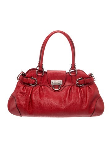 Ferragamo Leather Top Handle Bag