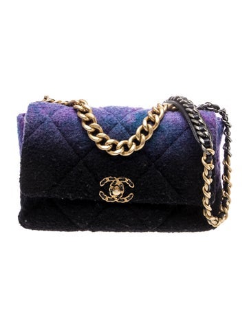 Ombré Wool Large 19 Flap Bag