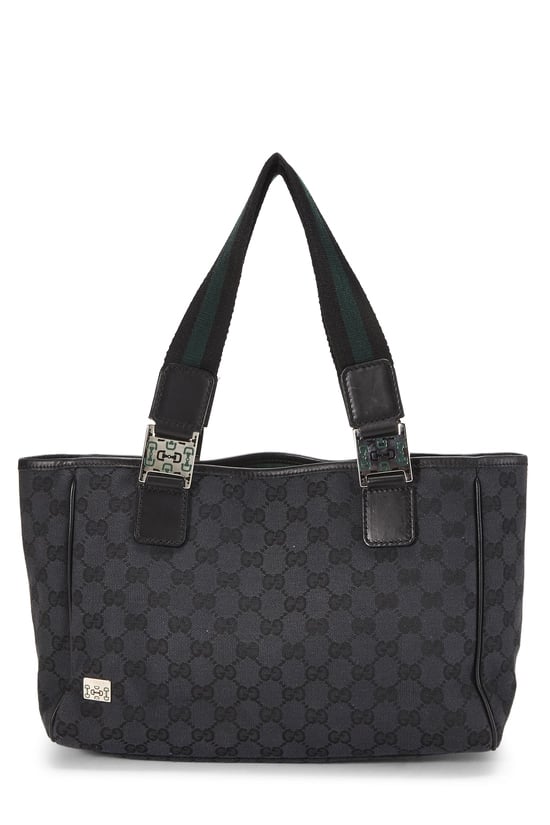 Black Original GG Canvas Handbag