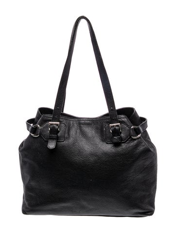 Vitello Daino Leather Shoulder Bag