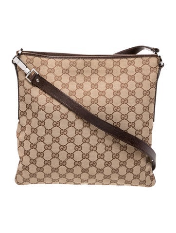 GG Canvas Shoulder Bag Vintage