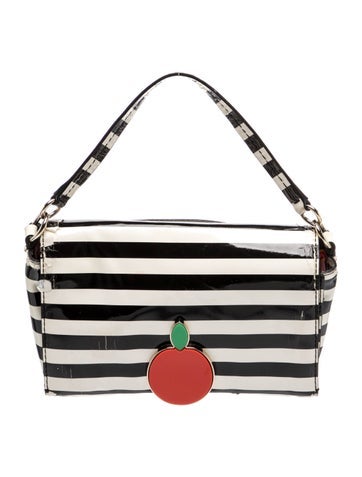 Patent Leather Top Handle Bag