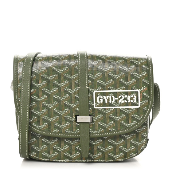 Goyard Goyardine Belvedere PM Messenger Bag Kaki