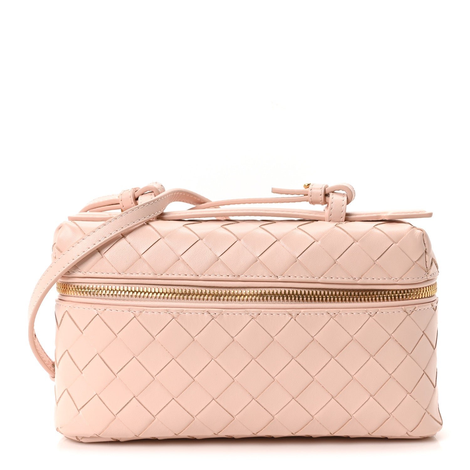 Bottega Veneta Calfskin Intrecciato Bang Bang Vanity Case Cameo