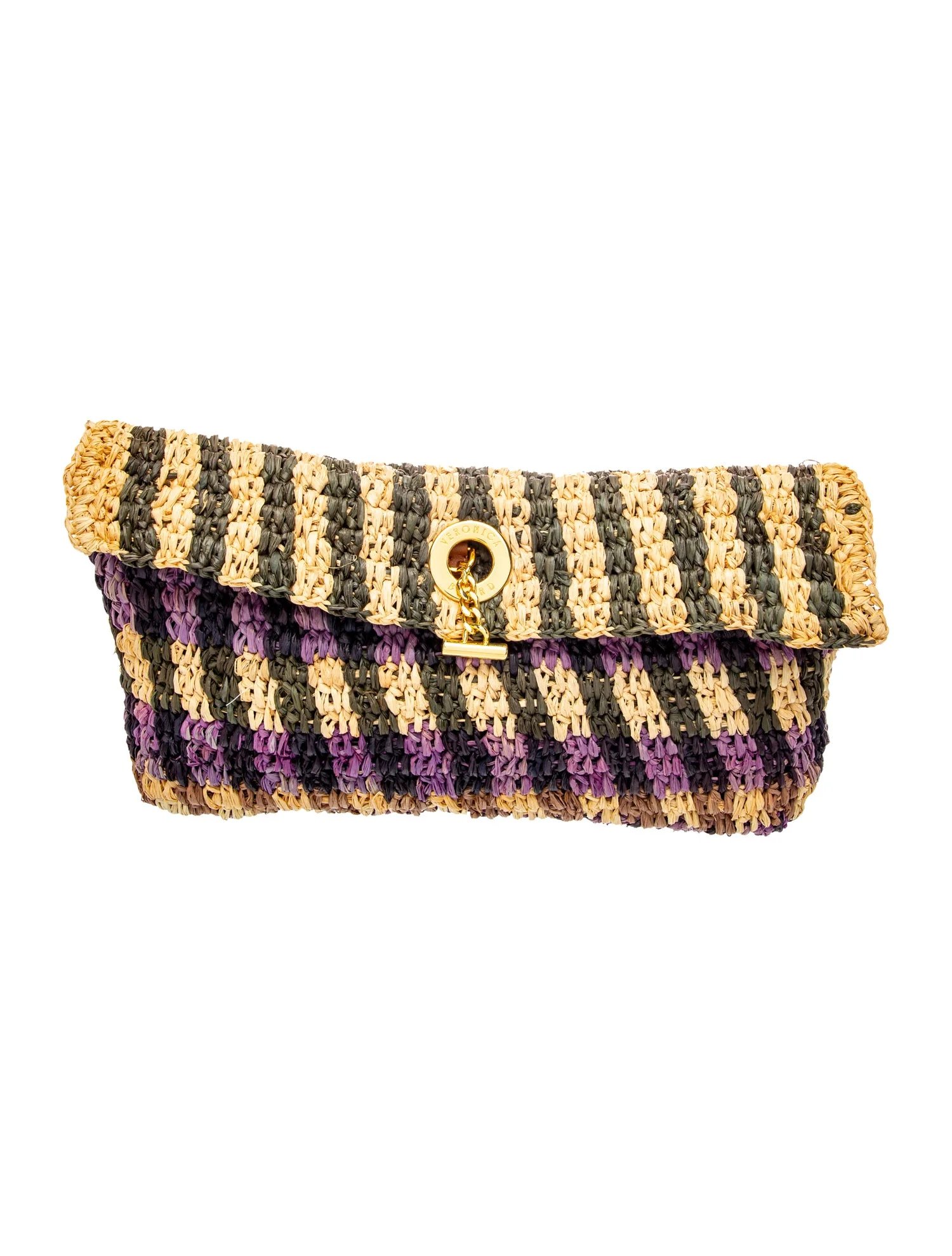 Raffia Clutch