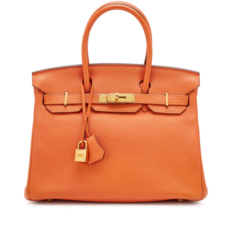 Orange Togo Birkin 30 Gold Hardware, 2010