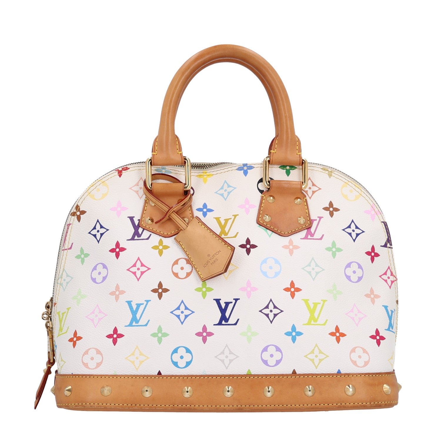 Louis Vuitton Monogram Multicolor Alma PM White