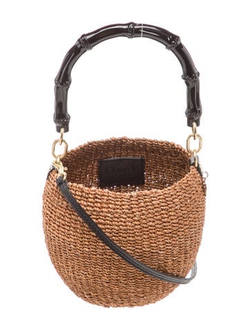 Raffia Bucket Bag