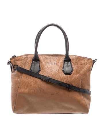 Leather Top Handle Bag