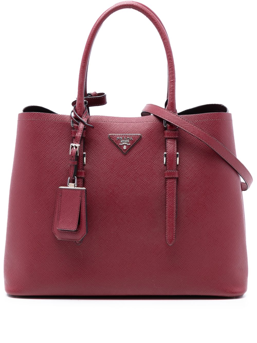 Prada 2013-2025 Medium Saffiano Cuir Double Handle satchel