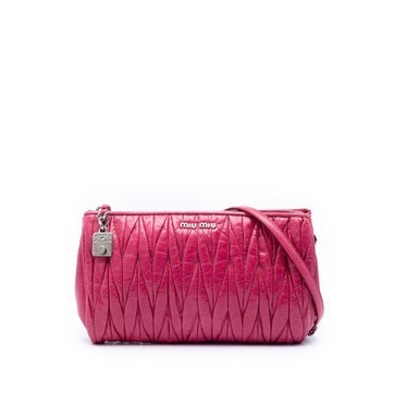 Matelasse Nappa Leather Chain Crossbody