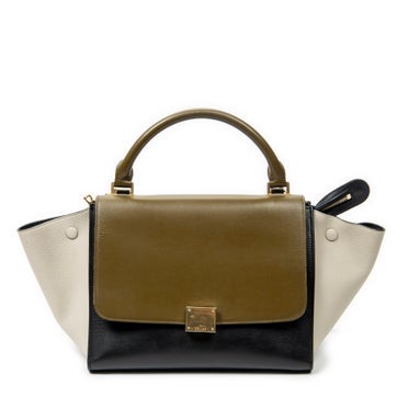 Leather Small Tricolor Trapeze