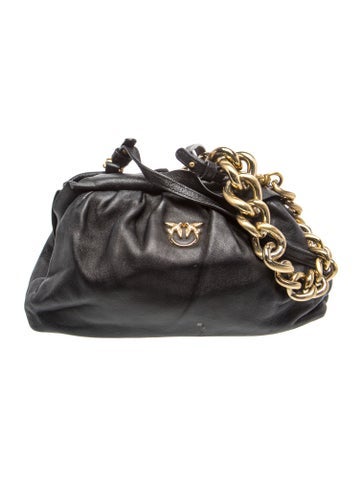 Pinko Leather Shoulder Bag
