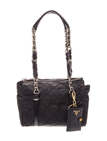 Quilted Nylon Quilted Bag Medium