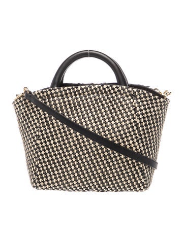 Cuyana Straw Top Handle Bag