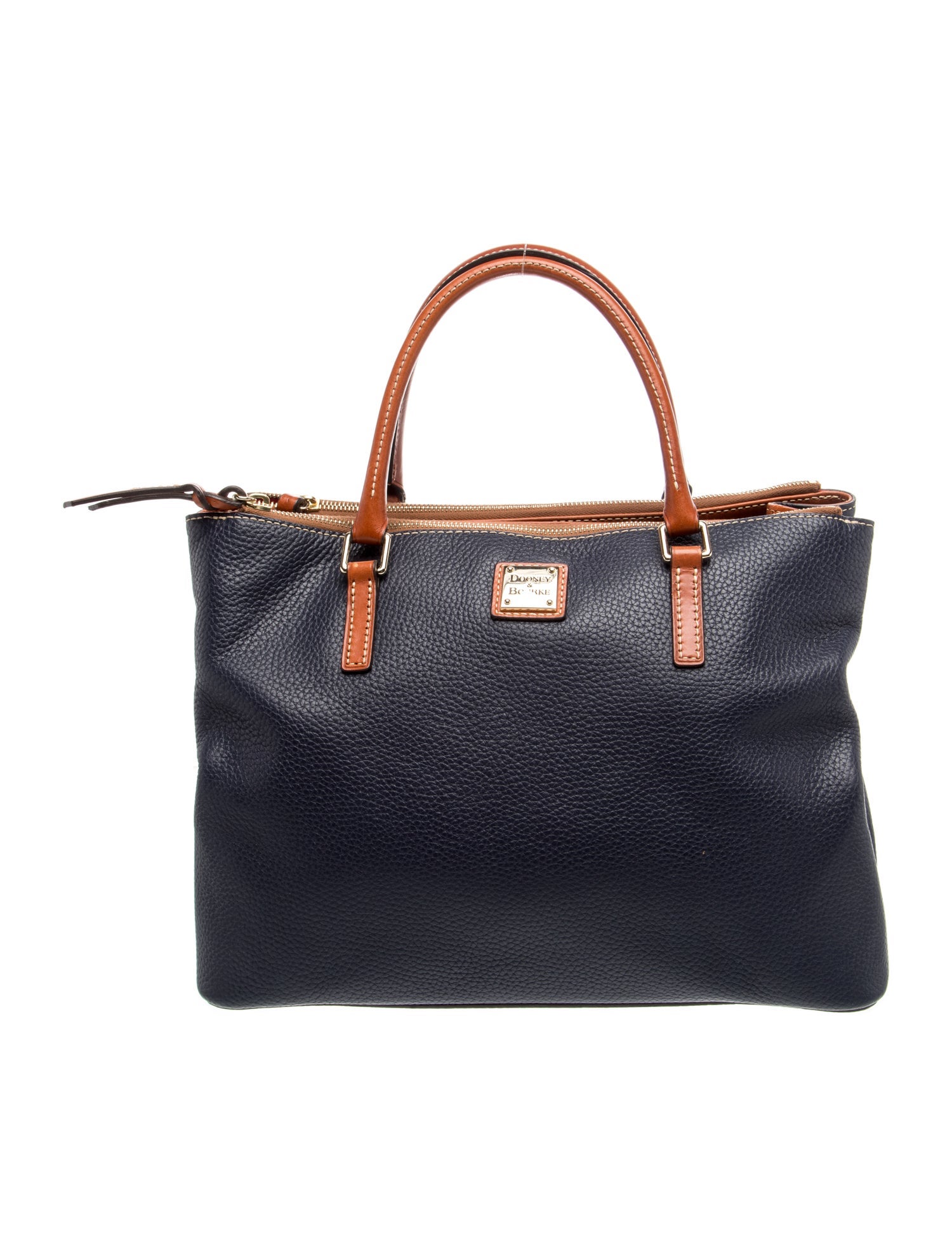 Leather Top Handle Bag