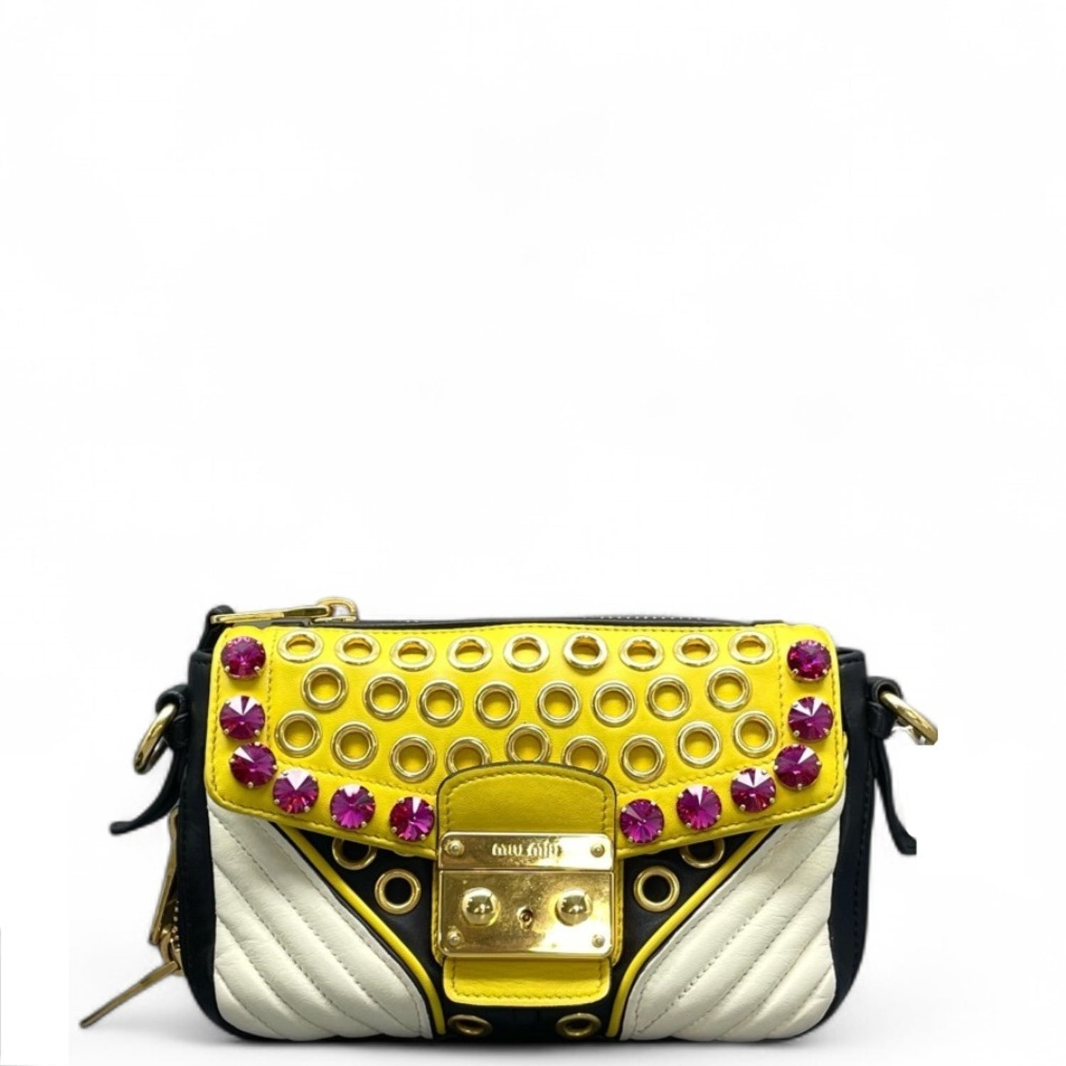 Miu Miu Calfskin Shoulder Bag