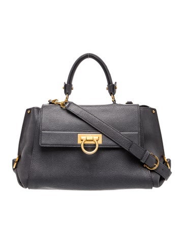 Leather Top Handle Bag