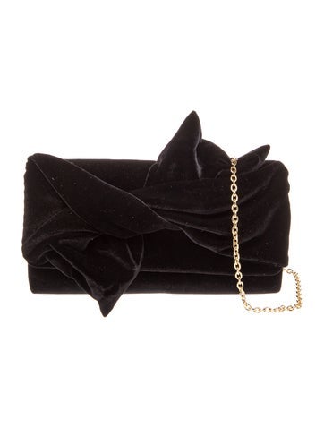 Badgley Mischka Velvet Clutch