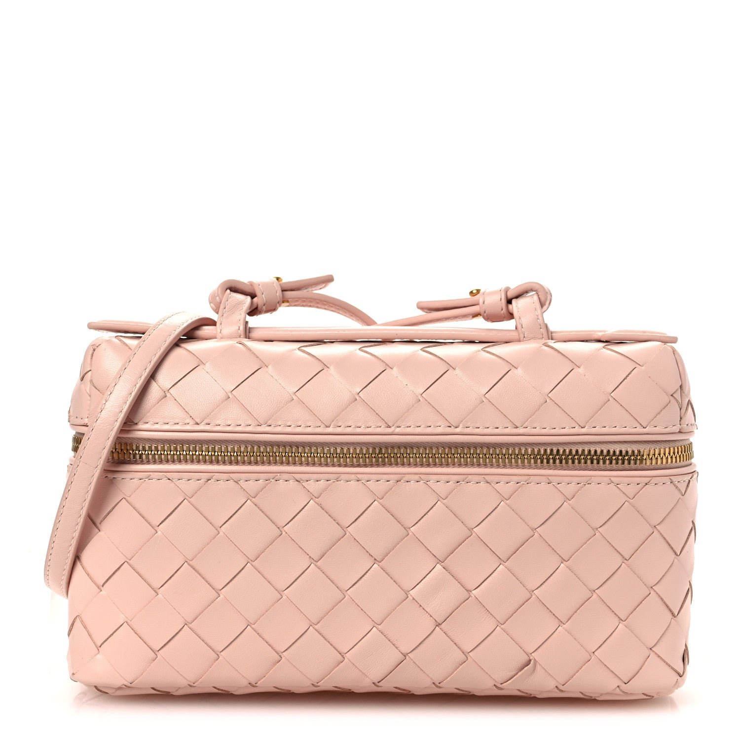 Bottega Veneta Calfskin Intrecciato Bang Bang Vanity Case Cameo