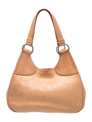 Enameled Metal Triangle Shoulder Bag