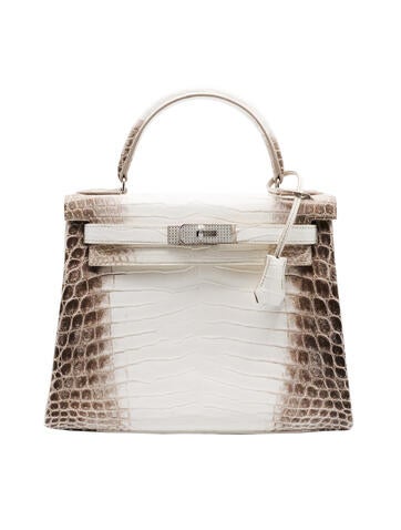 Hermes 2023 Matte Himalaya Niloticus Crocodile Diamond Kelly 28