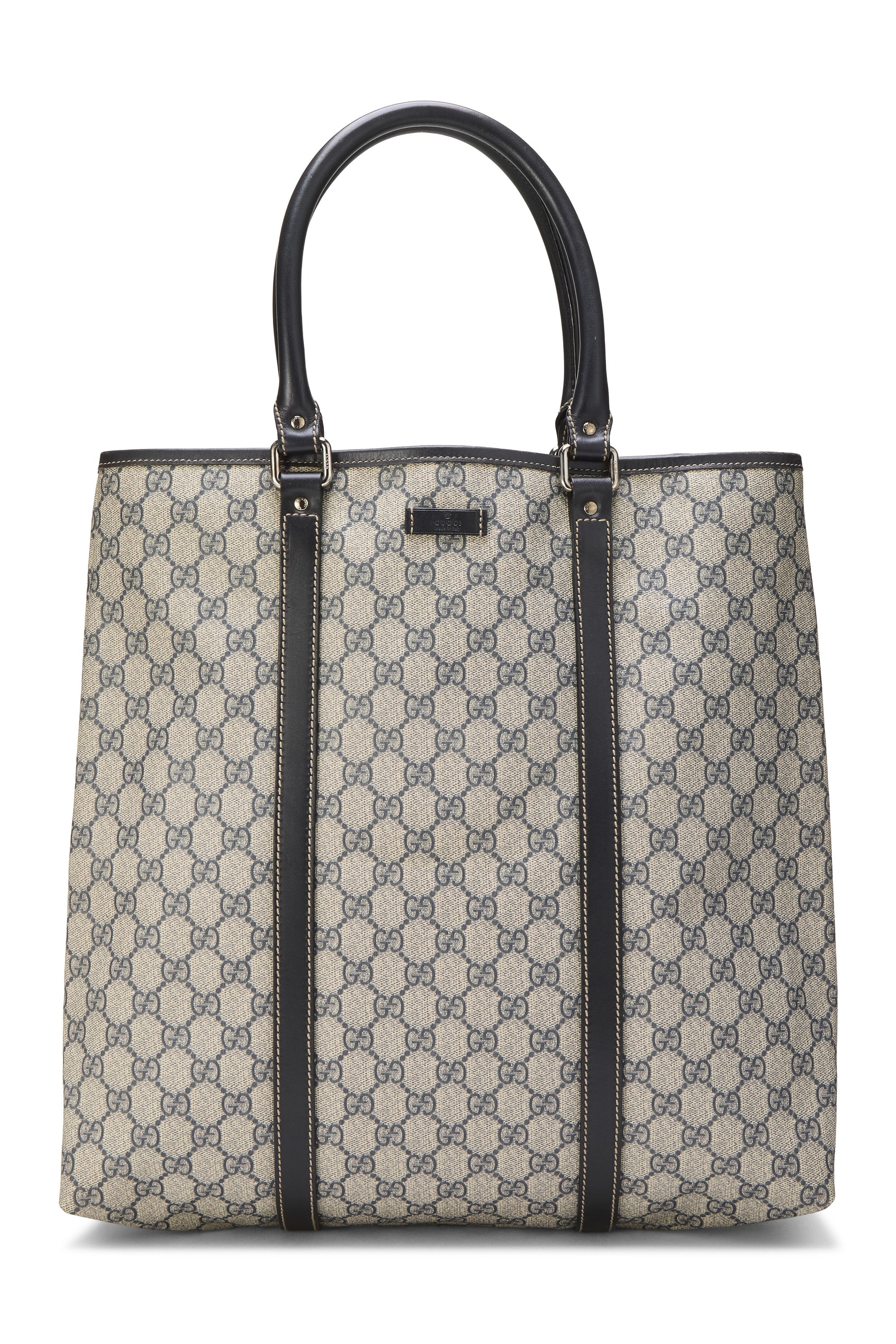 Navy Original GG Supreme Canvas Tote 