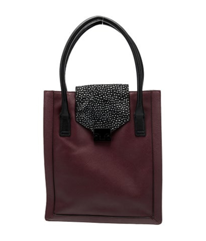 Loeffler Randall Randall Saffiano Leather Top Handle Bag