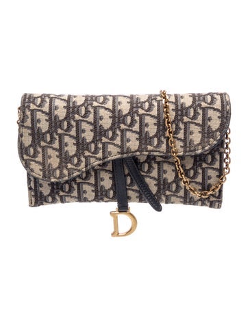 Oblique Jacquard Wallet on Chain