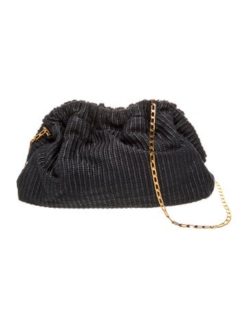 Raffia Clutch