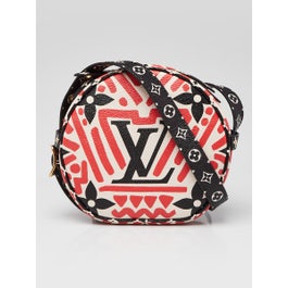 Louis Vuitton Limited Edition Cream/Red Monogram Canvas Crafty Boite Chapeau Souple PM Bag