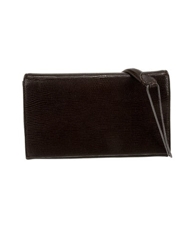 Brunello Cucinelli Cucinelli Embossed Leather Clutch