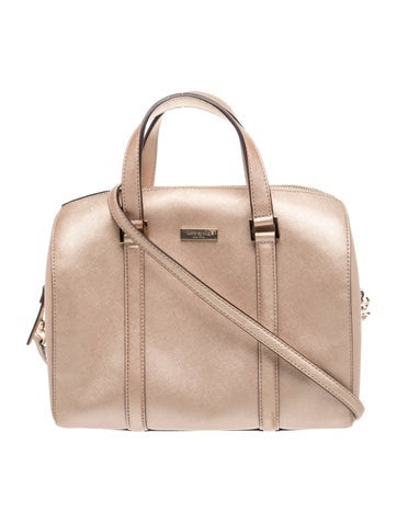 Saffiano Leather Top Handle Bag