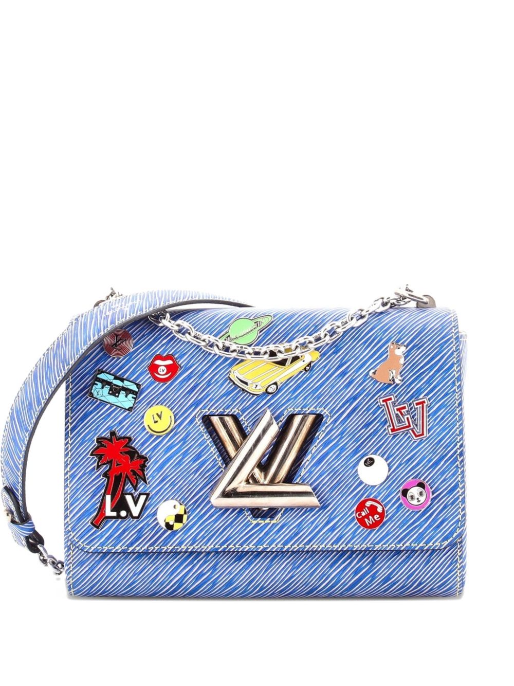 Twist Handbag Limited Edition Pin Embellished Epi Leather MM shoulder bag