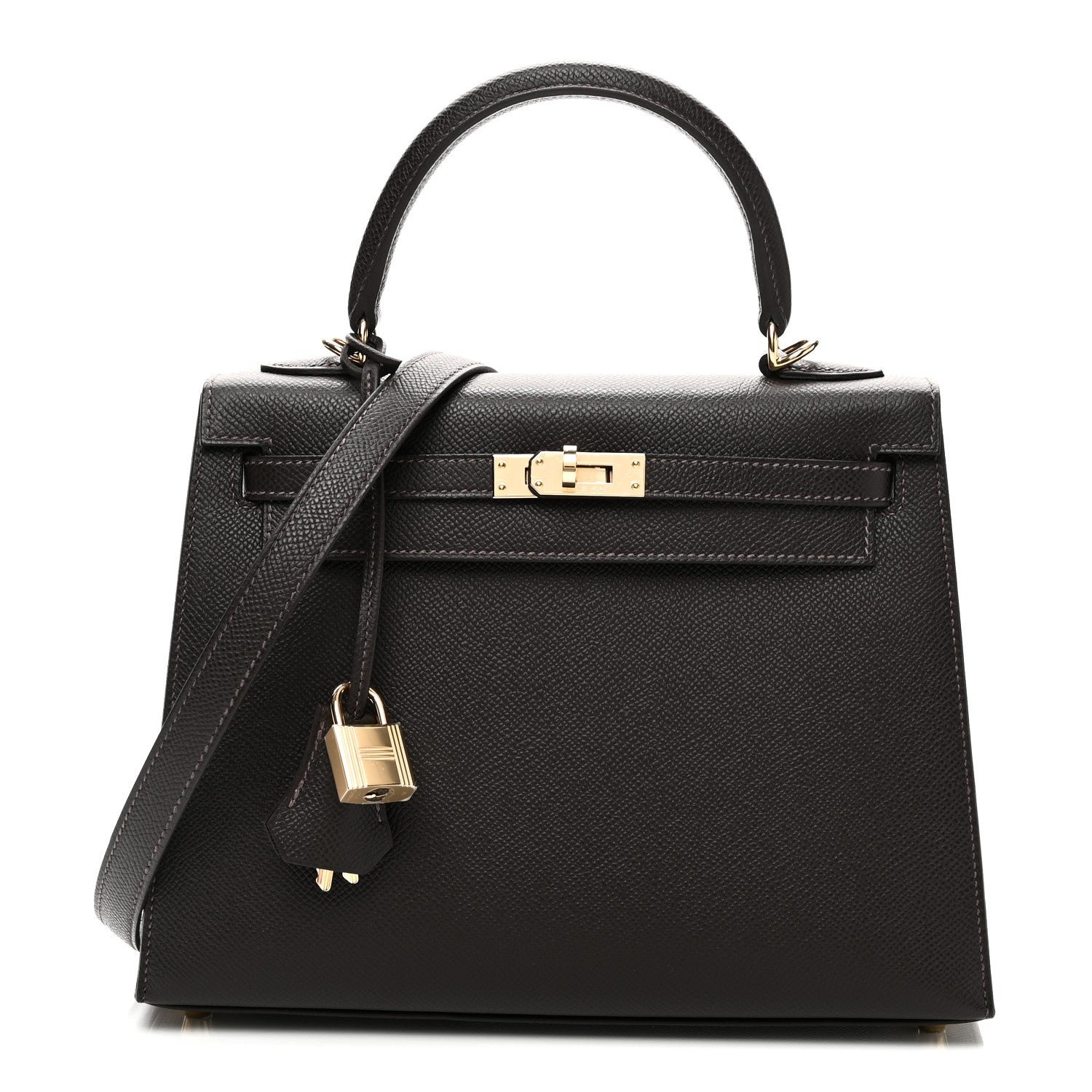 Hermes Epsom Kelly Sellier 25 Bai Brun