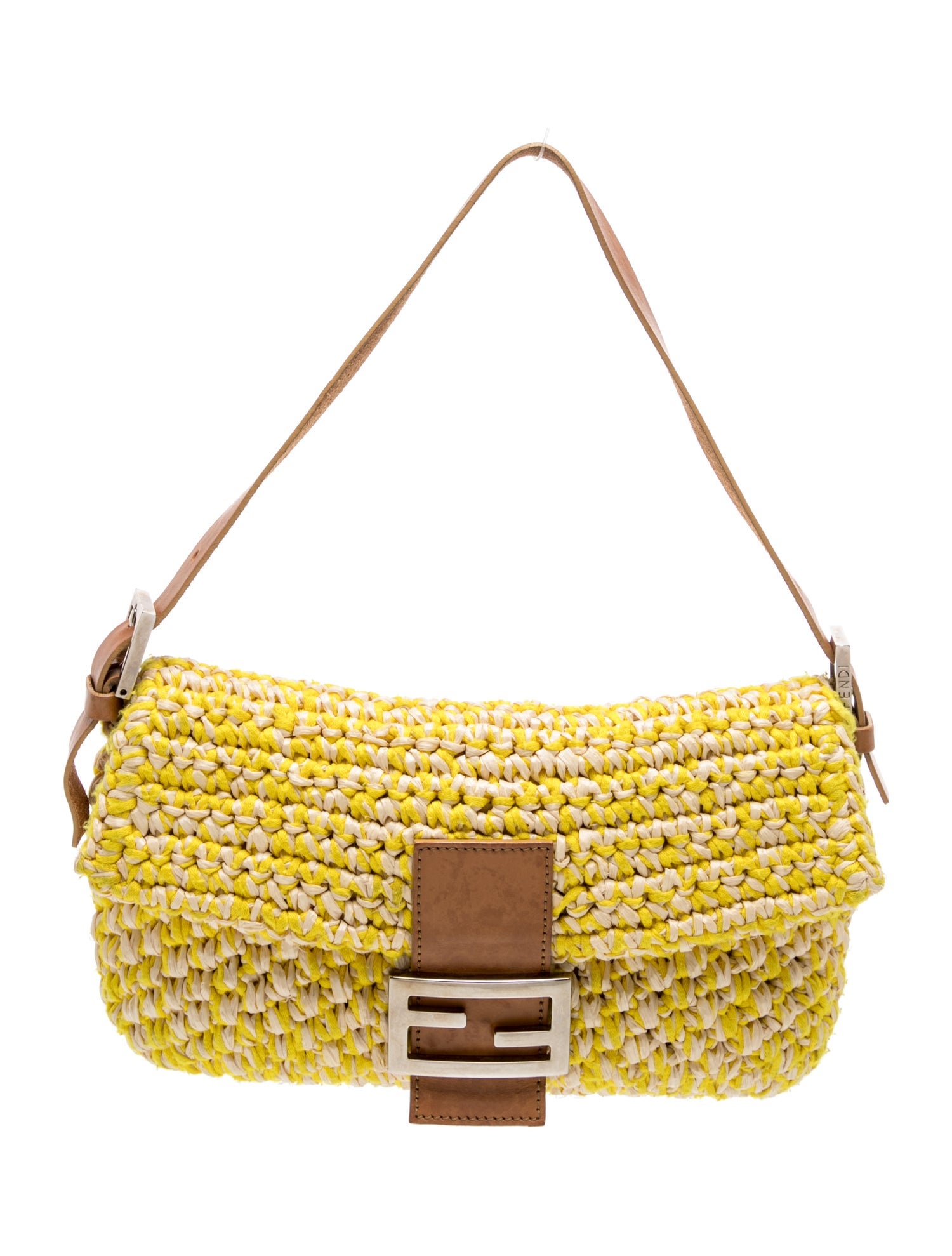 Fendi Raffia Baguette