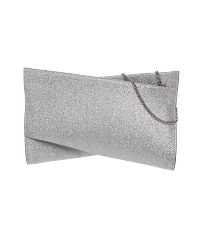 Christian Louboutin Louboutin Glitter Loubitwist Crystal Clutch