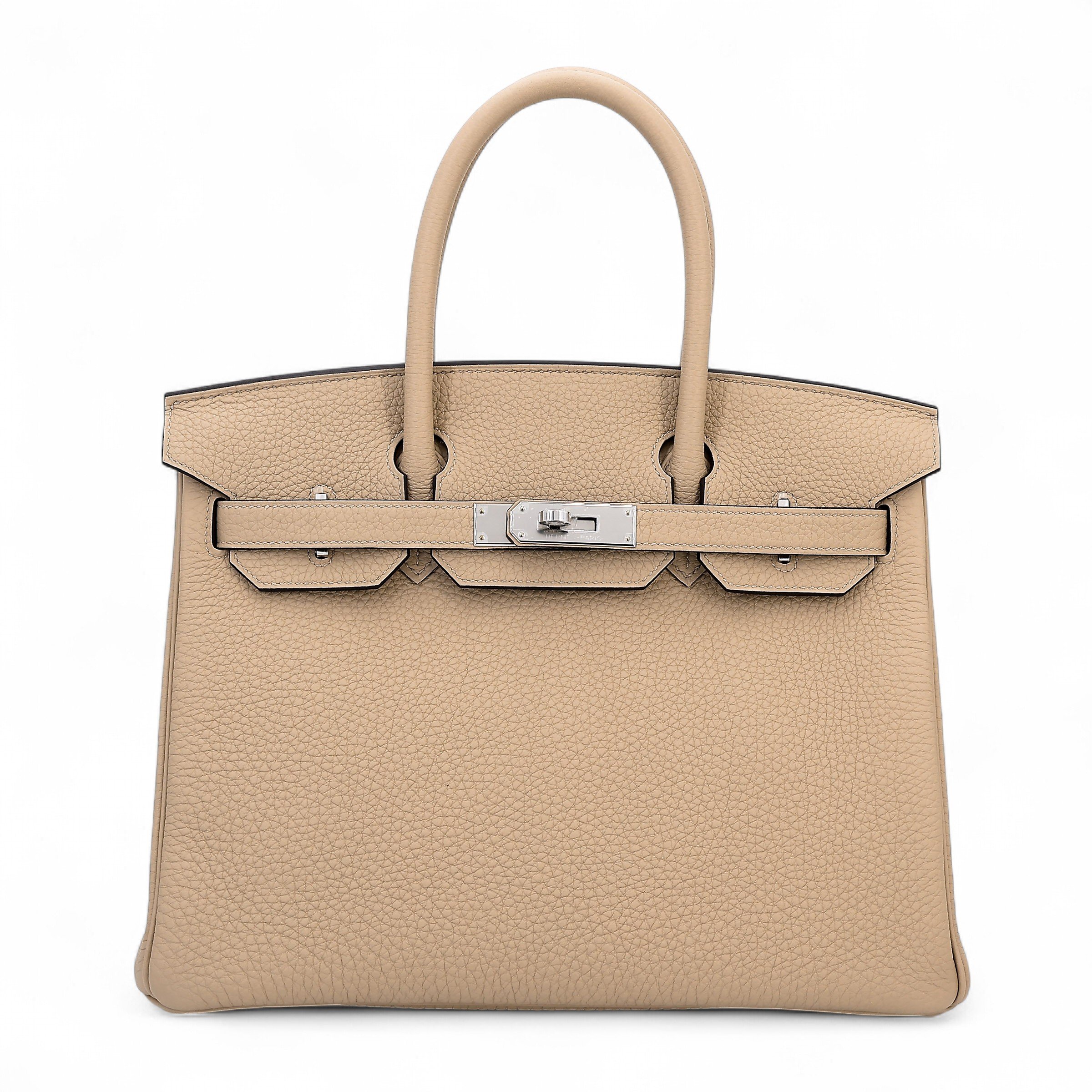 Hermes Brand New ( Rank N )  HERMÈS  Birkin 30 Trench (S2) Togo Palladium hardware K (2025)