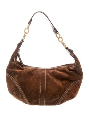 Suede Soho Hobo Medium