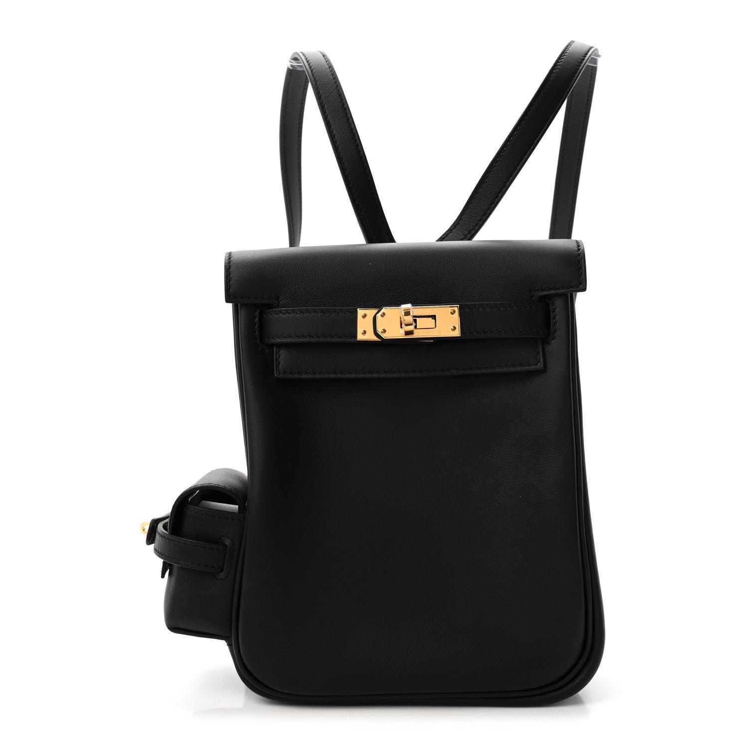 Hermes Swift Kelly Jump Backpack Black