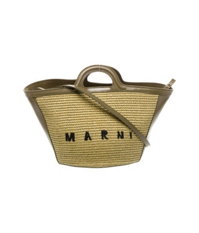 Marni Raffia Top Handle Bag