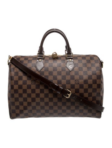 Louis Vuitton Damier Ebene Speedy Bandouliere 35