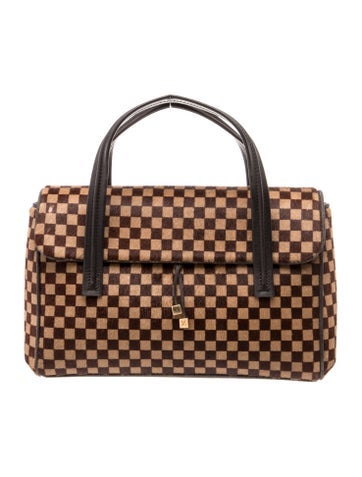 Damier Ebene Top Handle Bag