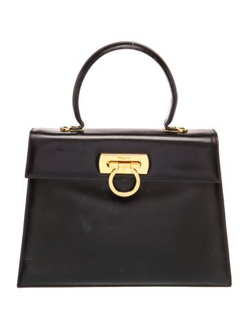 Leather Top Handle Bag