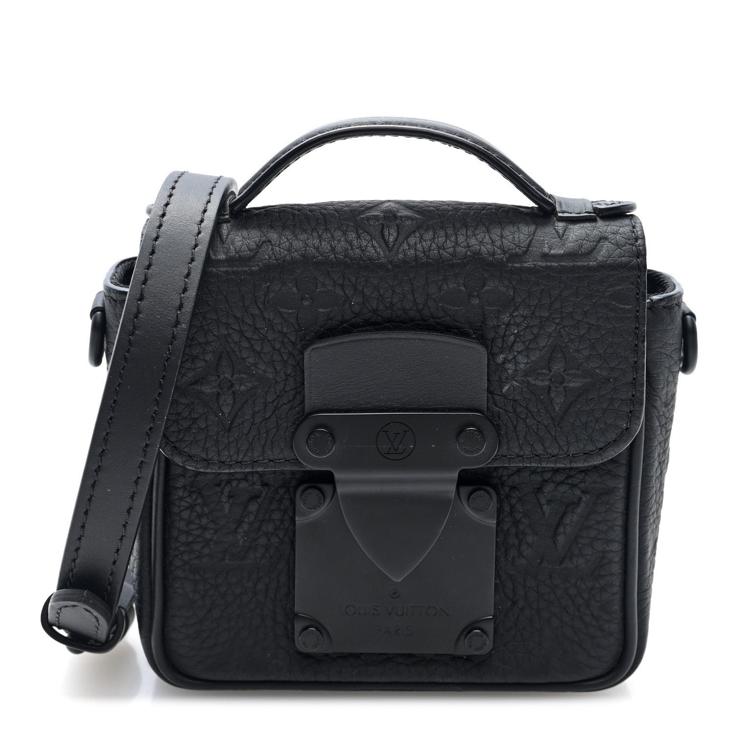 Louis Vuitton Taurillon Monogram Pico S Lock Ultra Black
