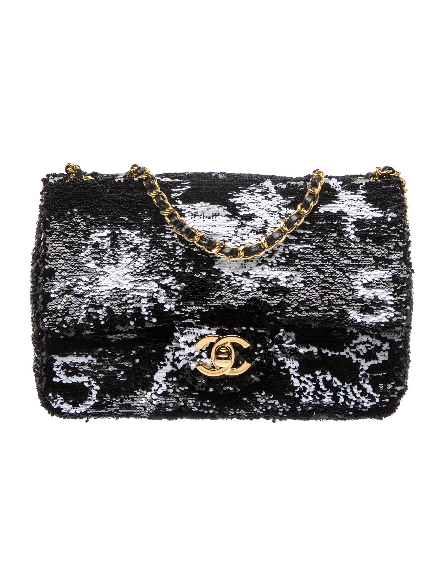 2026 Sequin Small Flap Bag