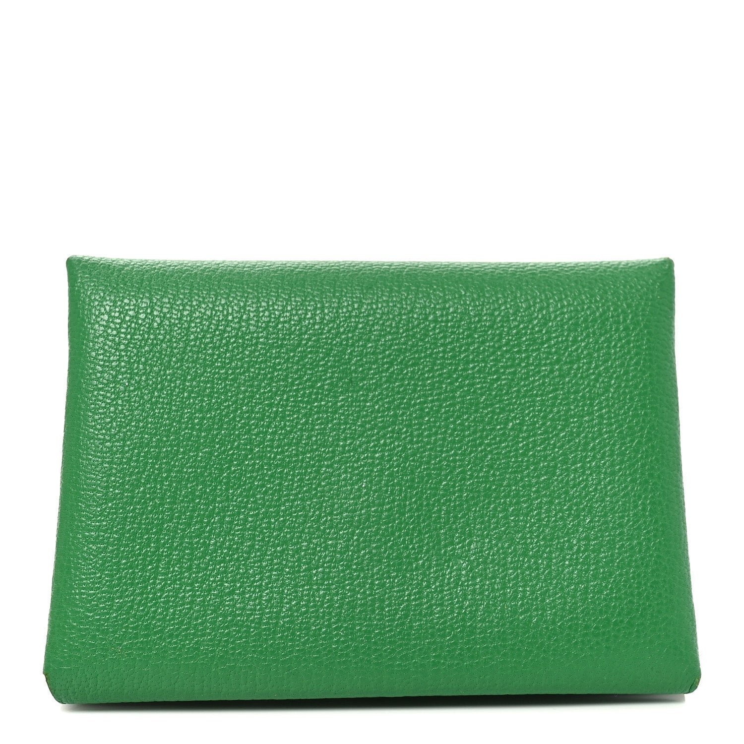 Hermes Chevre Mysore Verso Calvi Duo Card Case Menthe Rose Sakura