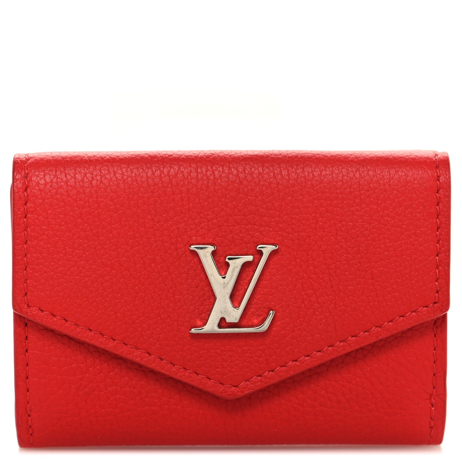 Louis Vuitton Calfskin Lockmini Wallet Kabuki